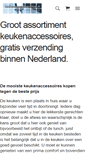 Mobile Screenshot of keukenaccessoiresshop.nl
