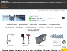 Tablet Screenshot of keukenaccessoiresshop.nl